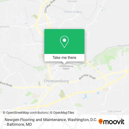 Newgen Flooring and Maintenance map