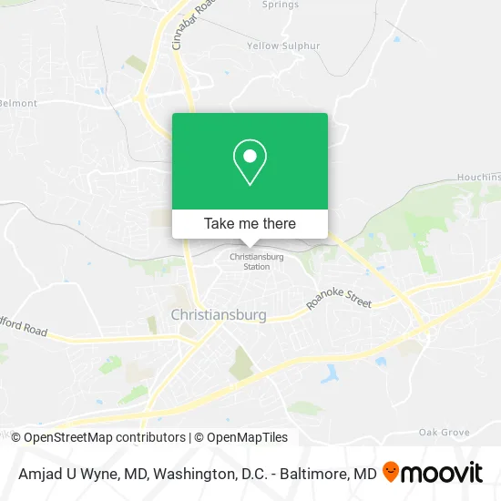 Amjad U Wyne, MD map
