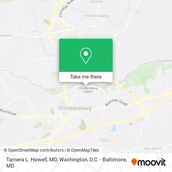 Tamera L. Howell, MD map