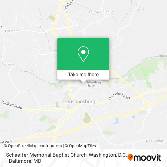 Schaeffer Memorial Baptist Church map