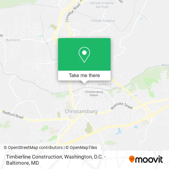 Timberline Construction map
