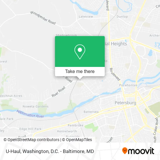 Mapa de U-Haul