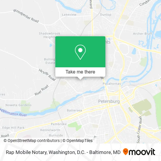 Mapa de Rap Mobile Notary