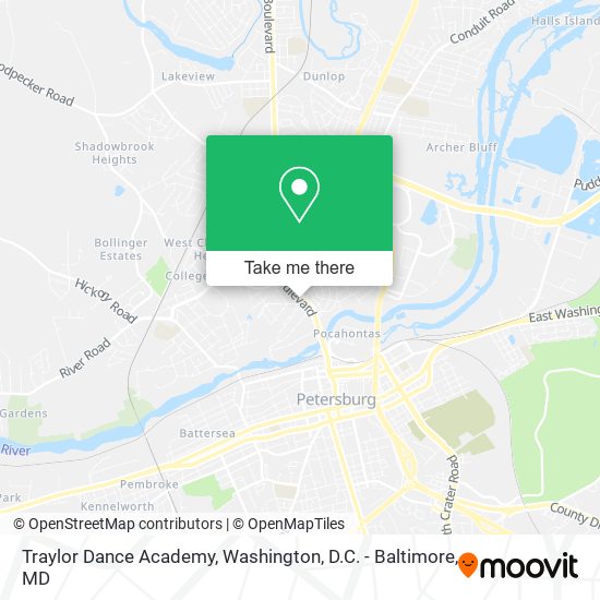 Traylor Dance Academy map