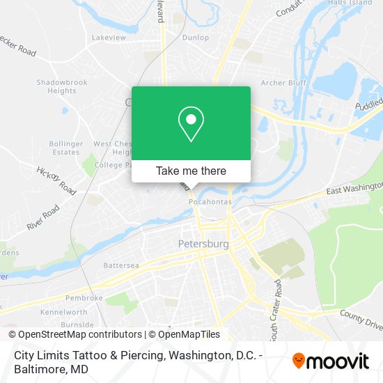 Mapa de City Limits Tattoo & Piercing