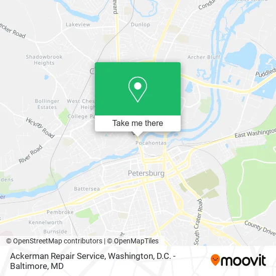 Ackerman Repair Service map