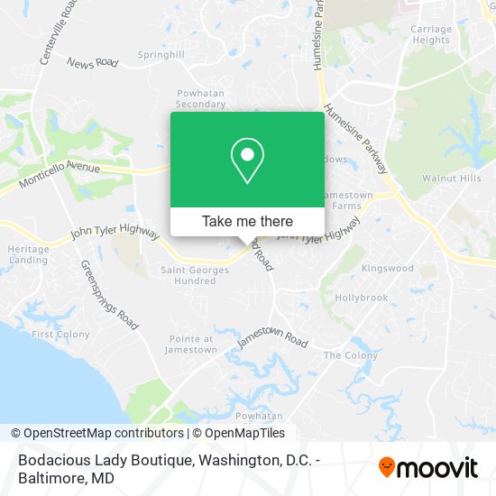 Bodacious Lady Boutique map