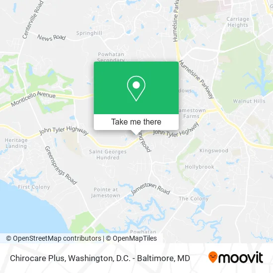 Chirocare Plus map