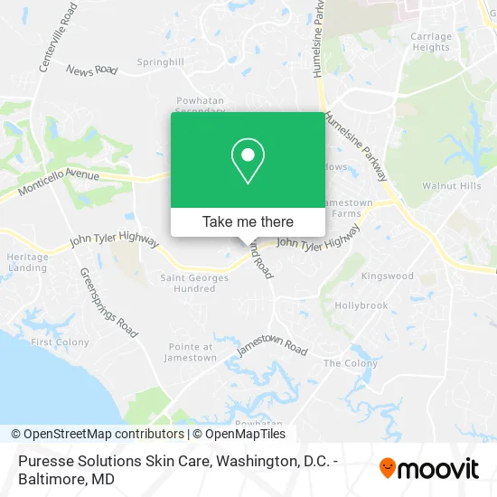 Puresse Solutions Skin Care map