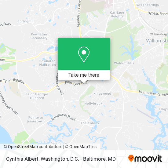 Mapa de Cynthia Albert