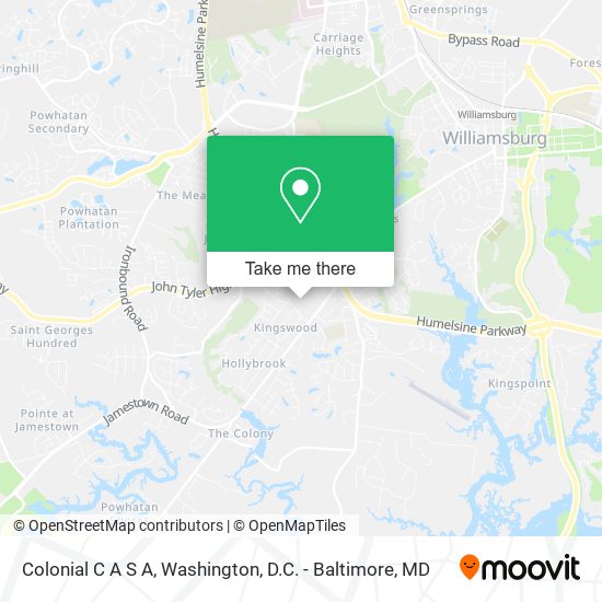 Colonial C A S A map