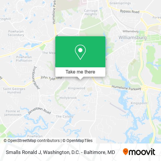 Smalls Ronald J map