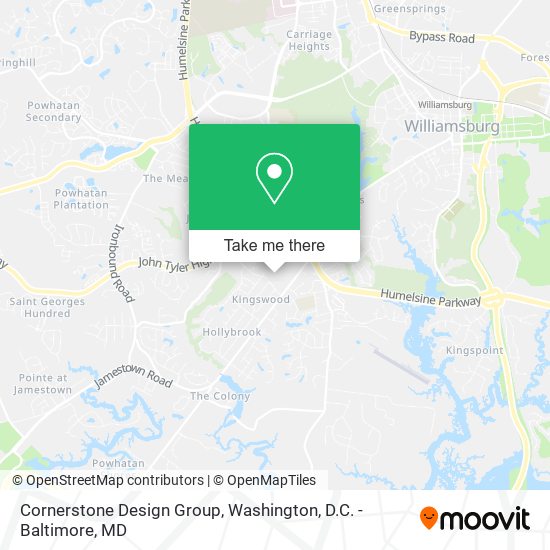 Mapa de Cornerstone Design Group