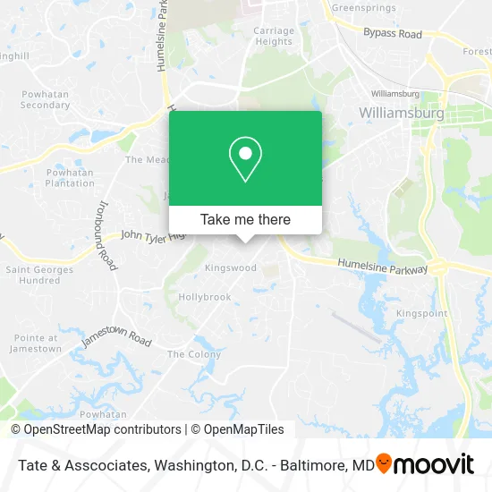 Tate & Asscociates map