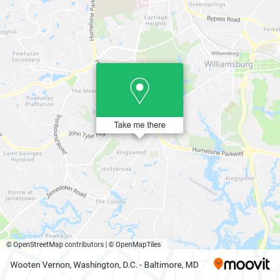 Wooten Vernon map