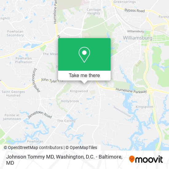 Mapa de Johnson Tommy MD