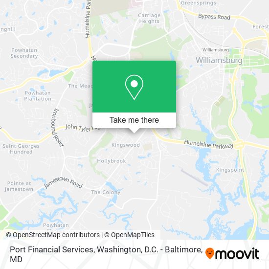 Port Financial Services map