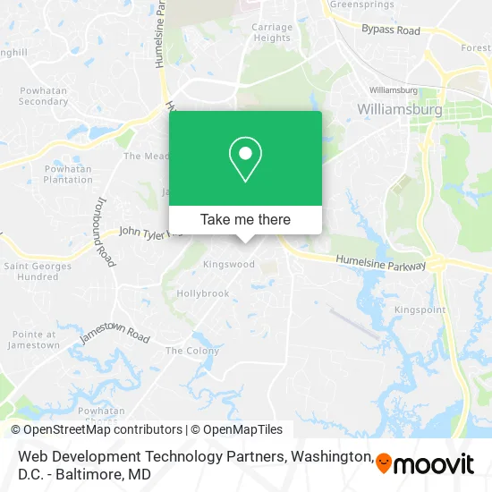 Web Development Technology Partners map