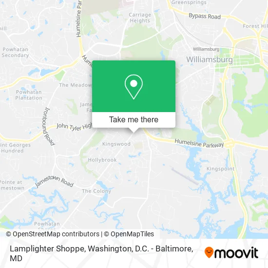 Lamplighter Shoppe map