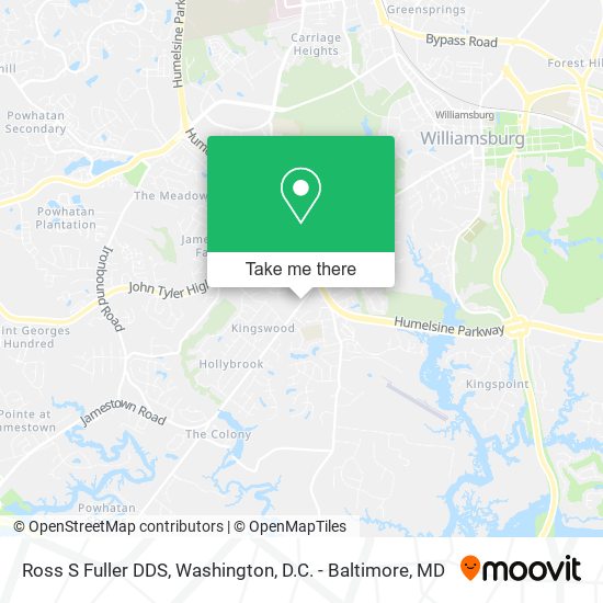 Ross S Fuller DDS map