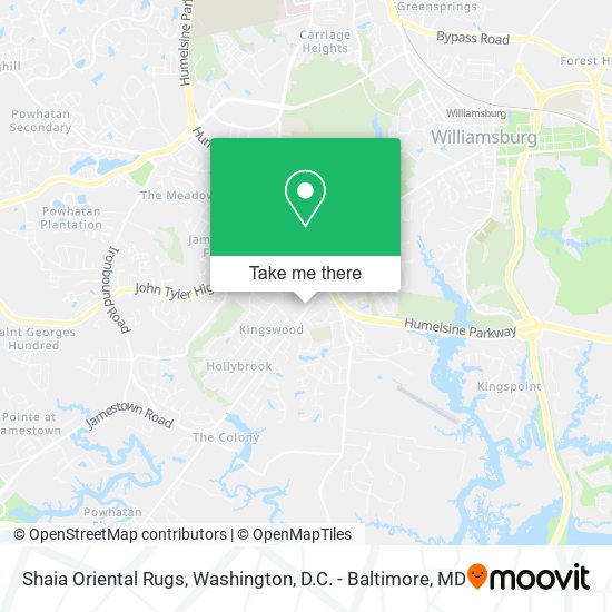 Shaia Oriental Rugs map
