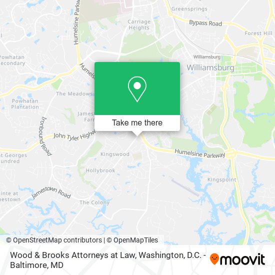 Mapa de Wood & Brooks Attorneys at Law