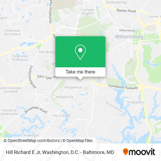 Mapa de Hill Richard E Jr