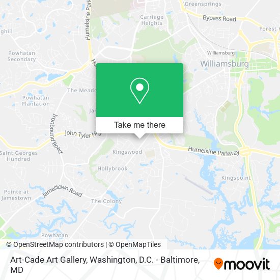 Art-Cade Art Gallery map