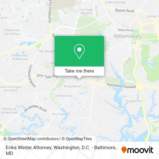 Erika Winter Attorney map