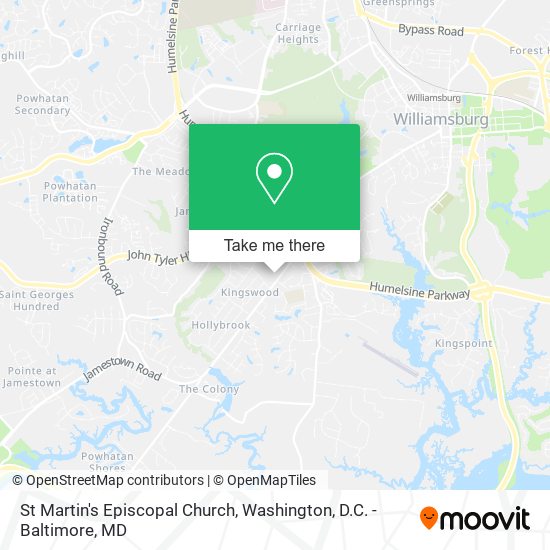 St Martin's Episcopal Church map