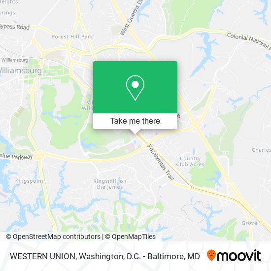 Mapa de WESTERN UNION