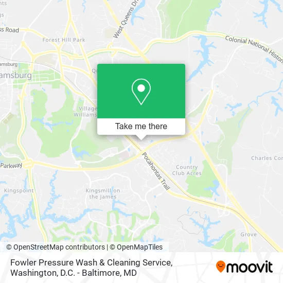 Fowler Pressure Wash & Cleaning Service map