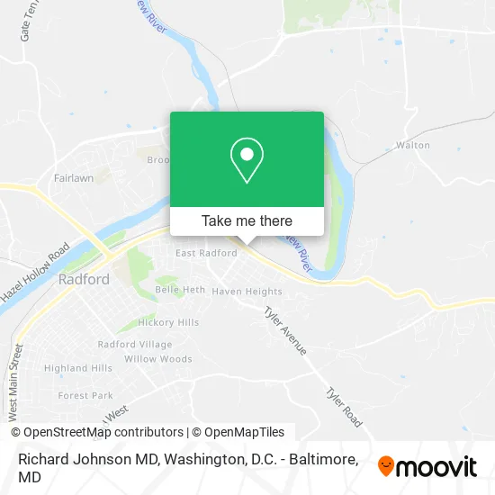 Richard Johnson MD map