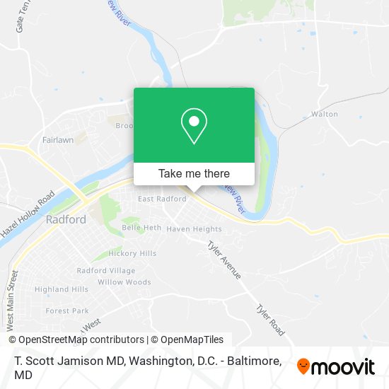 T. Scott Jamison MD map