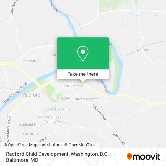 Radford Child Development map