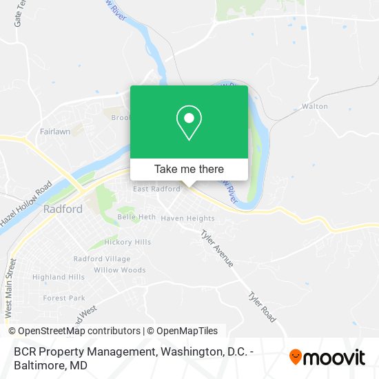 BCR Property Management map