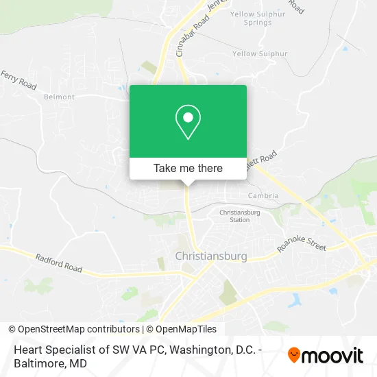 Heart Specialist of SW VA PC map