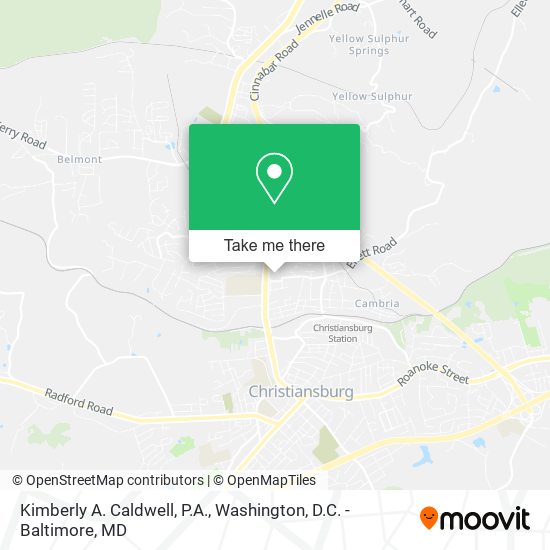 Kimberly A. Caldwell, P.A. map