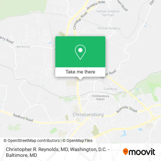 Christopher R. Reynolds, MD map