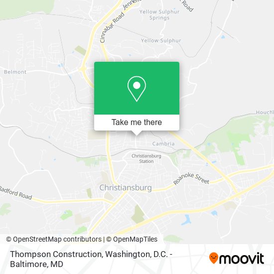 Mapa de Thompson Construction