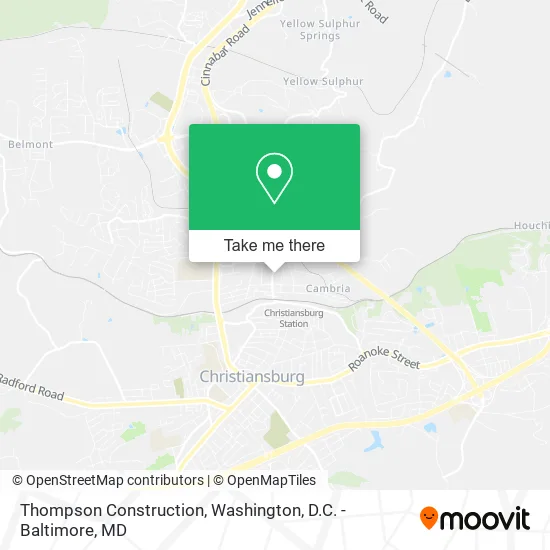 Thompson Construction map