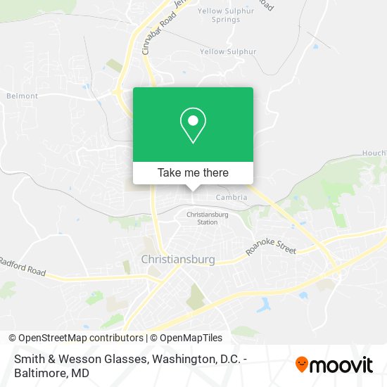 Smith & Wesson Glasses map