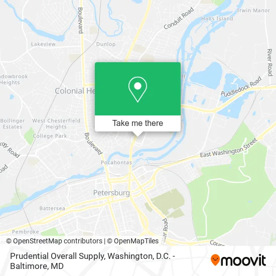 Prudential Overall Supply map