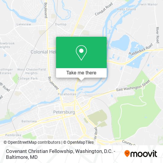 Covenant Christian Fellowship map