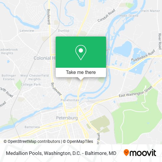 Medallion Pools map