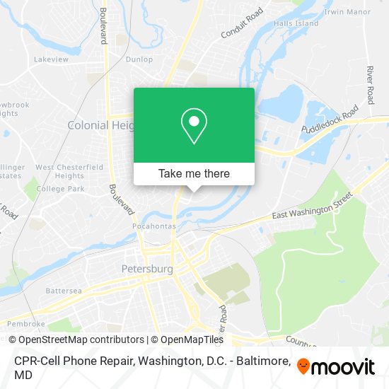 CPR-Cell Phone Repair map