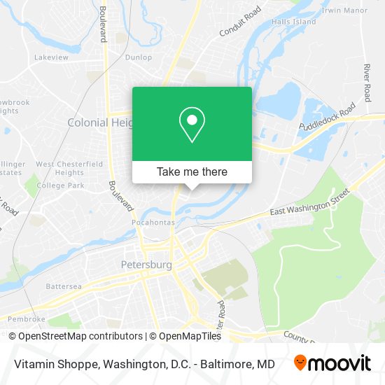 Vitamin Shoppe map