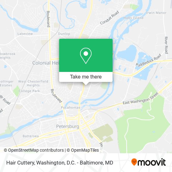 Hair Cuttery map