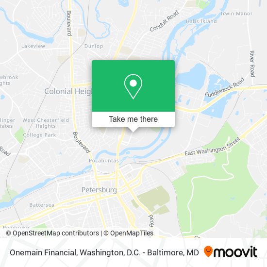 Mapa de Onemain Financial