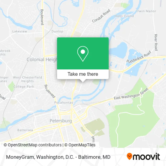 MoneyGram map